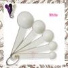 PP Plastic Five-Piece Measuring Spoon Set with Scales for Baking, Salt, and Milk Powder - Essential Kitchen Gadgets.