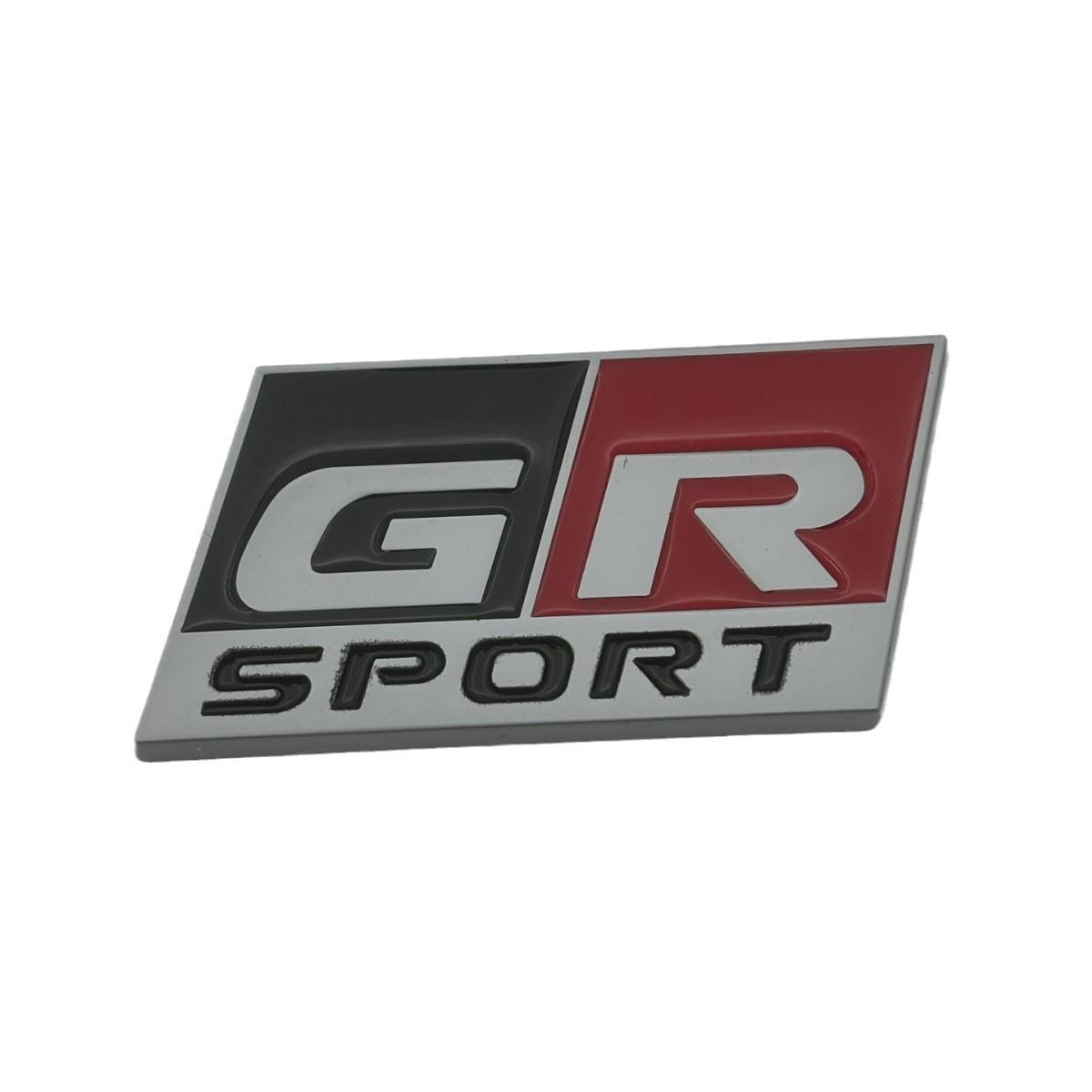 

3D Metallic GR Sport Car Body Stickers - Suitable for Toyota, Includes GR and Rear Tail Designs