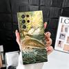 Carp Fish Fishing Rod Soft Phone Case for Samsung Galaxy S26 S25 Edge S24 Ultra S23 Plus S22 S21 FE S20 Black Cover Back Shell
