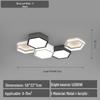 Modern Geometric Ceiling Light for Living Room, Study, or Bedroom – Minimalist and Romantic Design