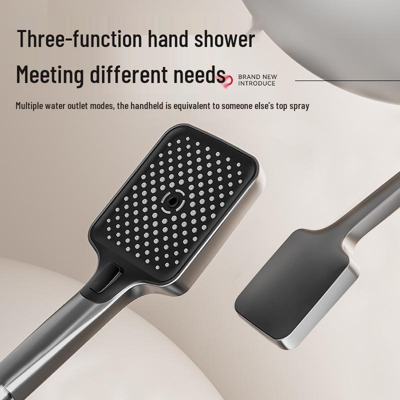 Complete Smart Thermostatic Shower Head Set - Pressurized and Multifunctional