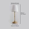 Modern LED CordlessTable Lamp 5200mAh Rechargeable Battery Desk Lamp 3 Level Brightness Light Aluminun for Couple Dinner Coffee