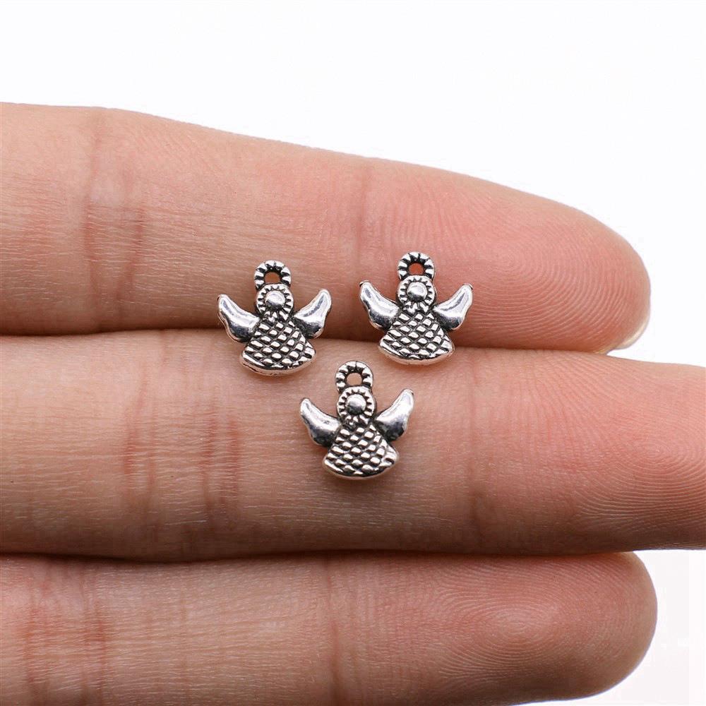 Angel Charms Pendant Female Jewellery Massive Ethnic Findings & Components