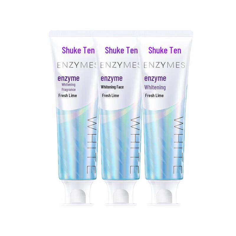 Shuke Enzyme Whitening & Fresh Breath Toothpaste 120g x 3 tubes