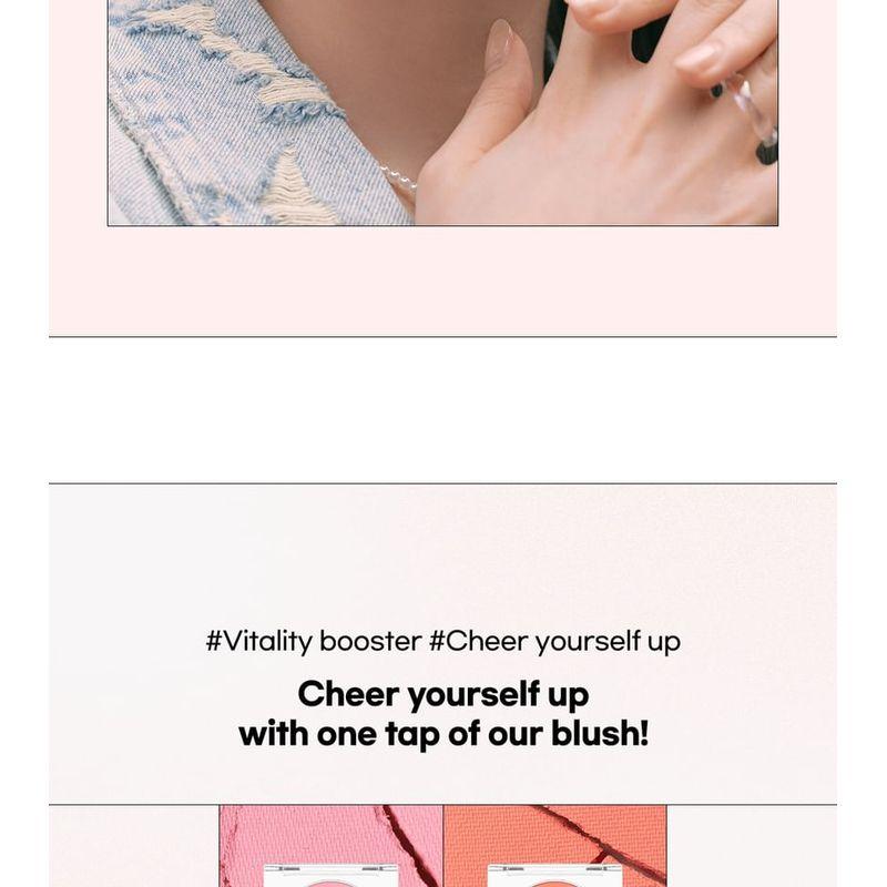 Peach C - Cheerful Blusher - 5 Colors