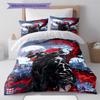 Tokyo Ghoul Pattern Bedding Set Quilt Cover Pillowcase Home Decor Gift (1 * Duvet Cover + 2 * Pillowcase, Without Core)