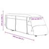 Motorhome Cover Grey 970 x 235 x 275 cm Non Woven Fabric