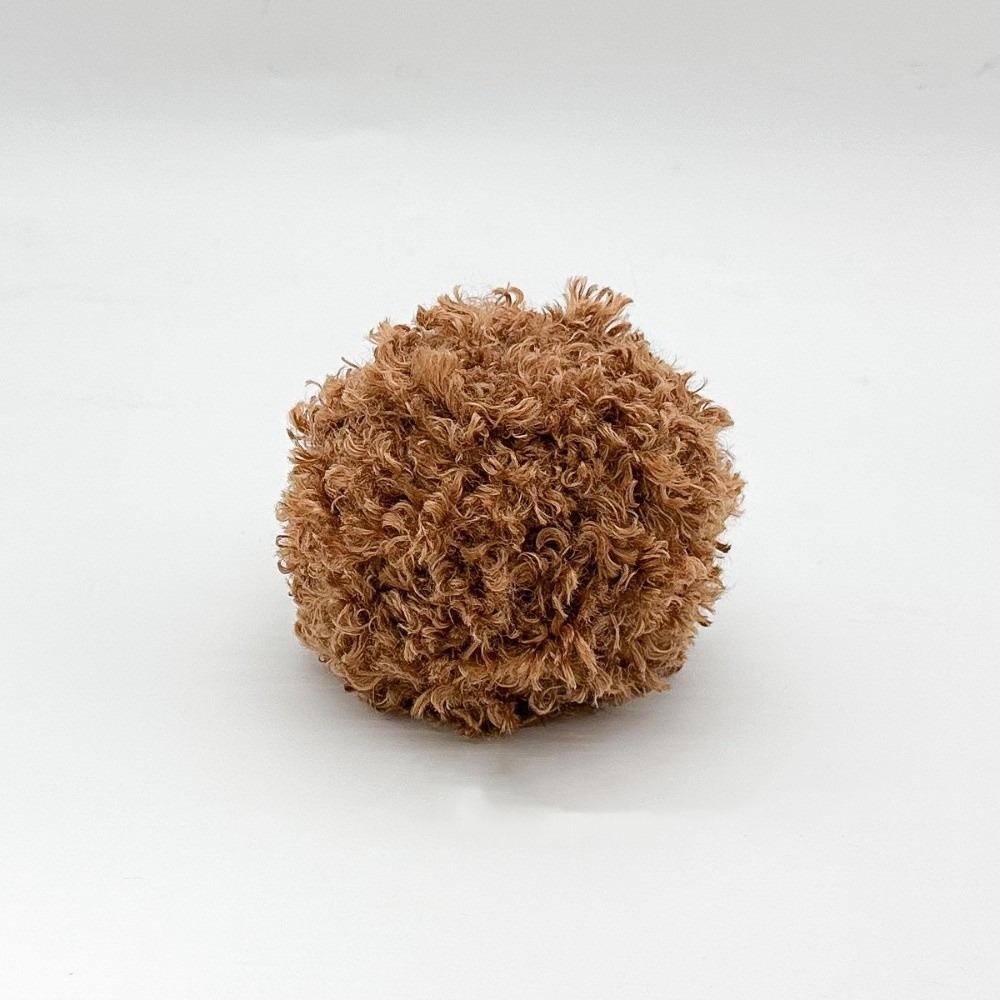 Plush Material Hand-knitting Yarn 50g Weight Circle Yarn Curled Teddy Yarn For Scarf