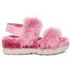 UGG Puszysty Cukrowy Materiał Sandałowy Stylowy Sandał Damski Różowy 1119999-PINK