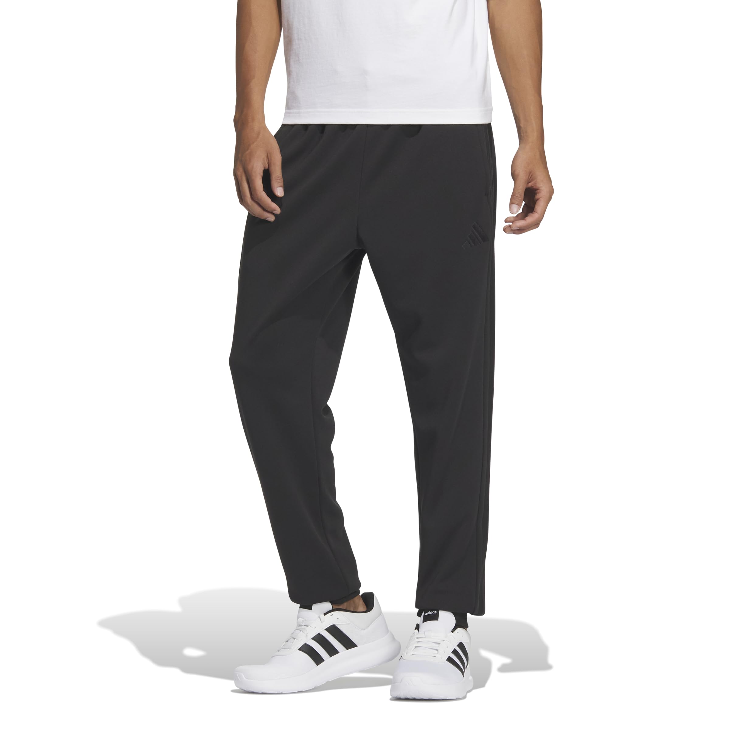

Adidas Jersey Bottoms Jogger Pants JZR02 Black Must-Have 3-Stripes Men s (JV6988)