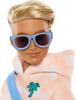 Barbie Dream Besties Doll and Ken Posable Fashion Removable Fashion Blonde 9 Pieces with Summer and Skateboard Themes Accessories, Doll, & Hair,