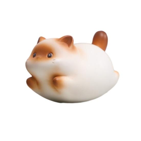 Cartoon Katze Schaukel Figur Niedliche Kleine Harz Katze Statue für Zuhause Büro Schreibtisch Dekoration Geschenke für Katzenliebhaber
