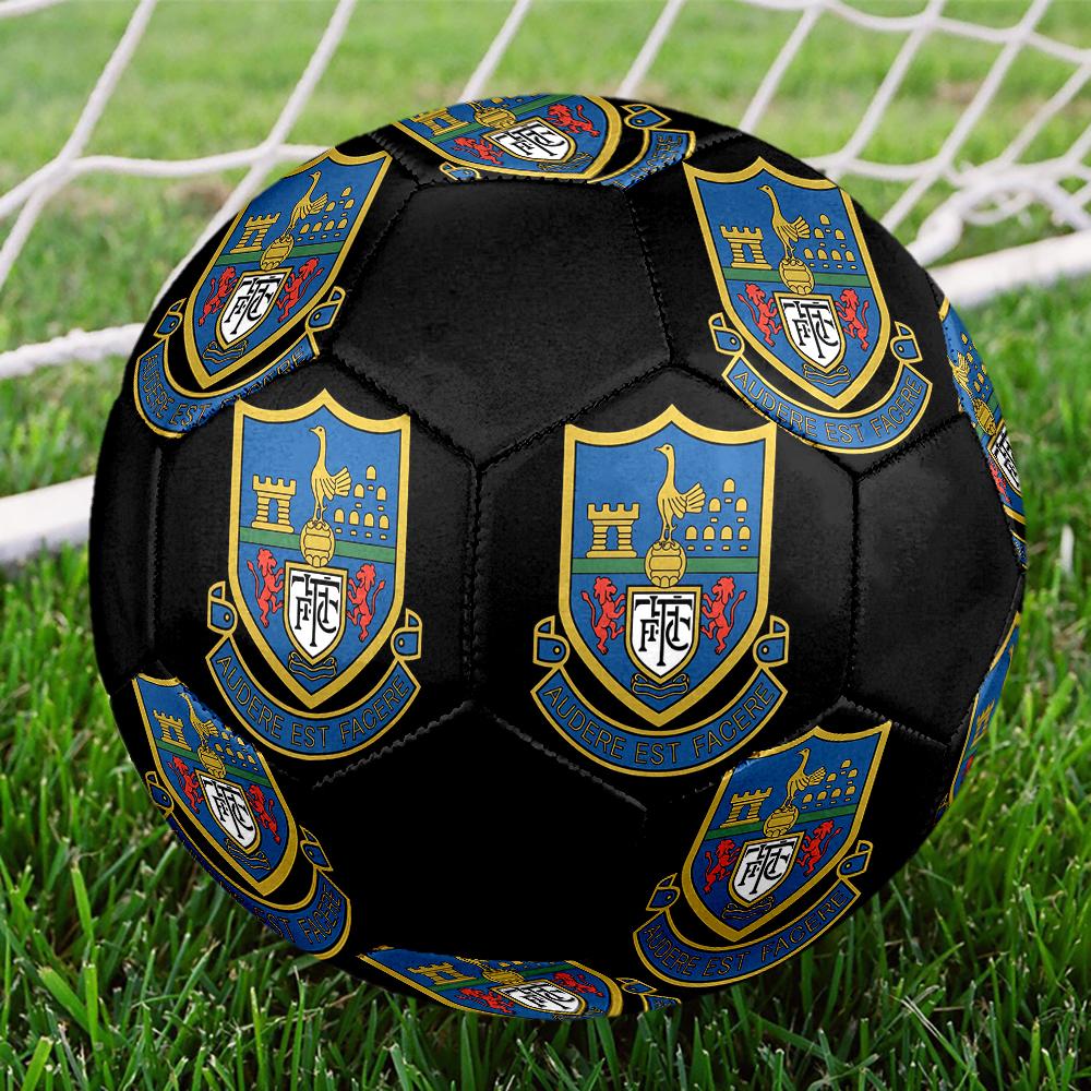 Pallone da Calcio logo FC Tottenham Hotspur, colorato, adatto a tutte le età, cucito a macchina, materiale PVC, qualità da competizione, durevole e ad alto rimbalzo