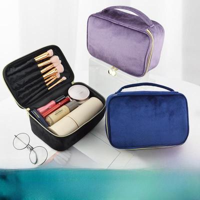 Velvet Cosmetic Bag 2025: Large Capacity, Portable, High-Value Storage Solution