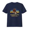Labyrinth Should You Need Us Vintage T Shirt And Friends Movie Fan Vintage Washed Versatile Stretched Breathable