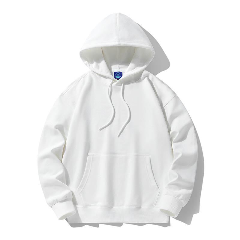 Sweat à capuche décontracté et confortable pour homme, haut ample, couleur unie, pour le sport et le printemps-automne