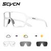 SCVCN Rosa Wanderbrille Fahrradbrille Sonnenbrille für Männer Photochrome Damen Mountainbike Radsportbrille UV400 MTB