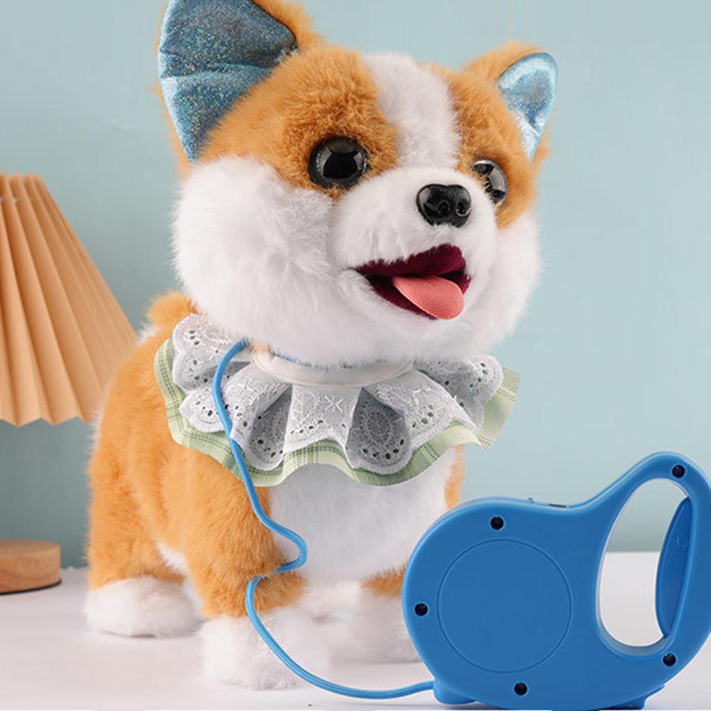 Electronic Toy Dogs That Walks and Barks Tail Wagging Plush Interactive Electronic Pets Tongue Licking Puppy Toys for Toddlers