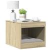 VidaXL Cat Litter Box Furniture Sonoma Oak Engineered Wood 857762