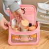 Bolsa de Maquilhagem e Artigos de Higiene Pessoal Portátil Transparente Impermeável de Grande Capacidade