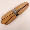 1 Set Wooden Ring Clamp Holder Professional Bench Jewelry Pliers Handcrafted Tool for Jewelry Making Stone Carving and Repair.
