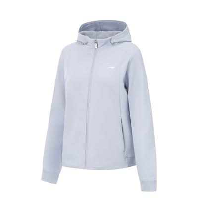 Li Ning Fitness Serie Vielseitig Bequem Markenlogo Lässig Dickes Fleece Einfache Warme Jacke Damenjacken AFDVB66-4