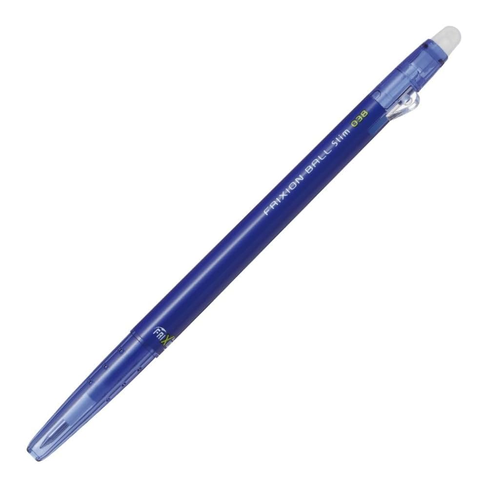 Pilot Friction Ball Slim 0.38mm Blue Gel Pens Pack of 10