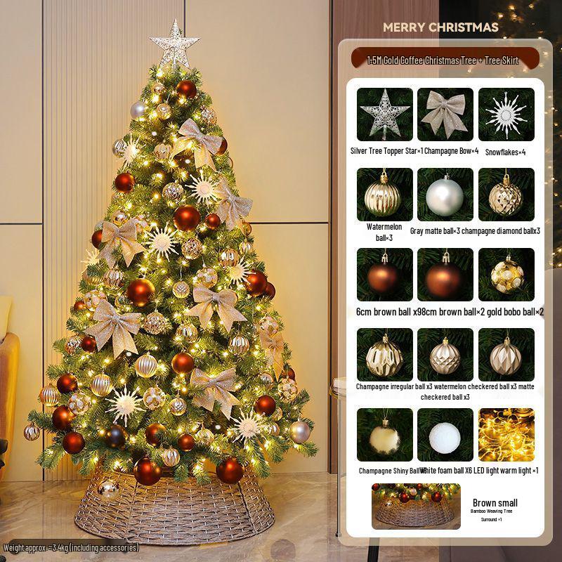 Large Christmas Ornaments Set for Living Room and Home Decoration