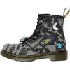 Dr. Martens 1460 Leather Fashion Comfortable Boots Kids Boots Black Gray 27889057