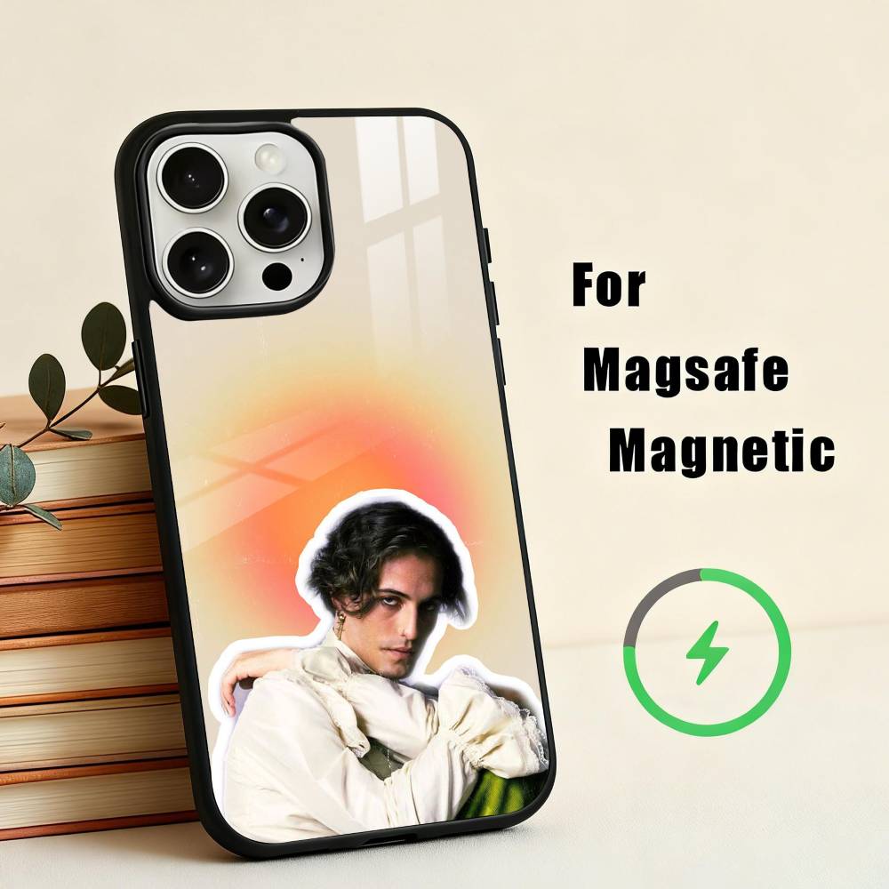 M-Maneskin-N D-Damiano David  Phone Case For iPhone17,16,15,14,13,12,11 Plus,For Magnetic Wireless Charge Cover