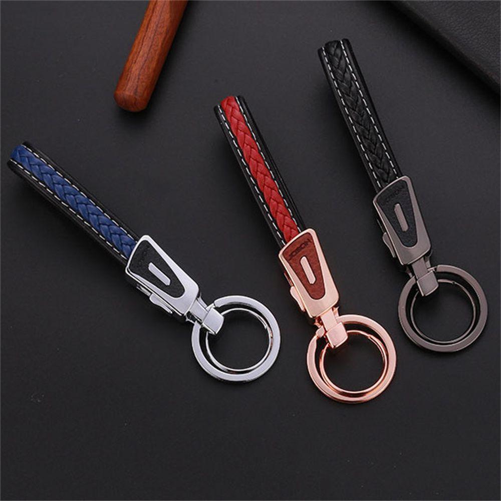 

Accessories Bag Ornaments Leather Rope Keychain Braided Key Chain Key Holder Backpack Pendant