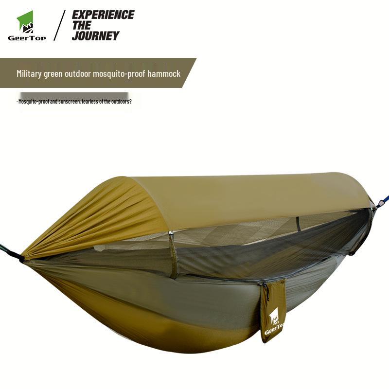 Venkovní vodotěsná odolná nylonová houpací síť se sítí proti komárům pro kempování