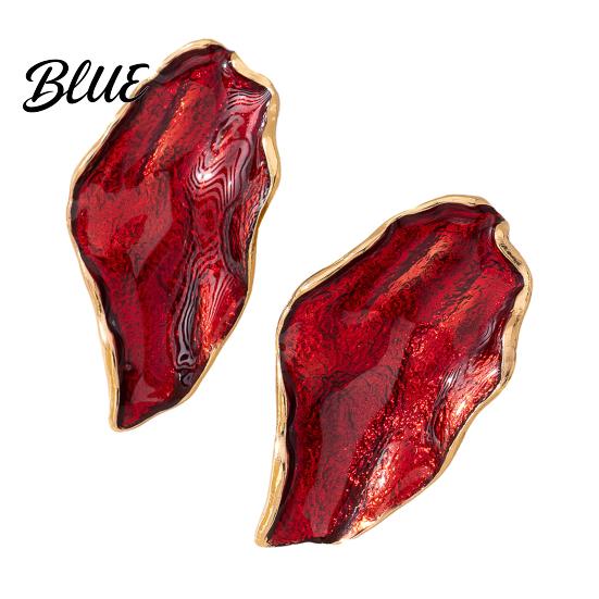 Timeless High-end Texture Earrings 1 Pair Women Multi-Layer Fired Colorful