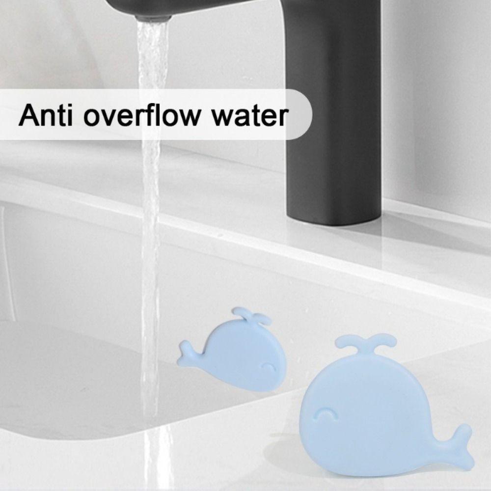 2PCS Silicone Wash Basin Overflow Sealing Plugs Anti-leak Sink Hole Plug  For Home