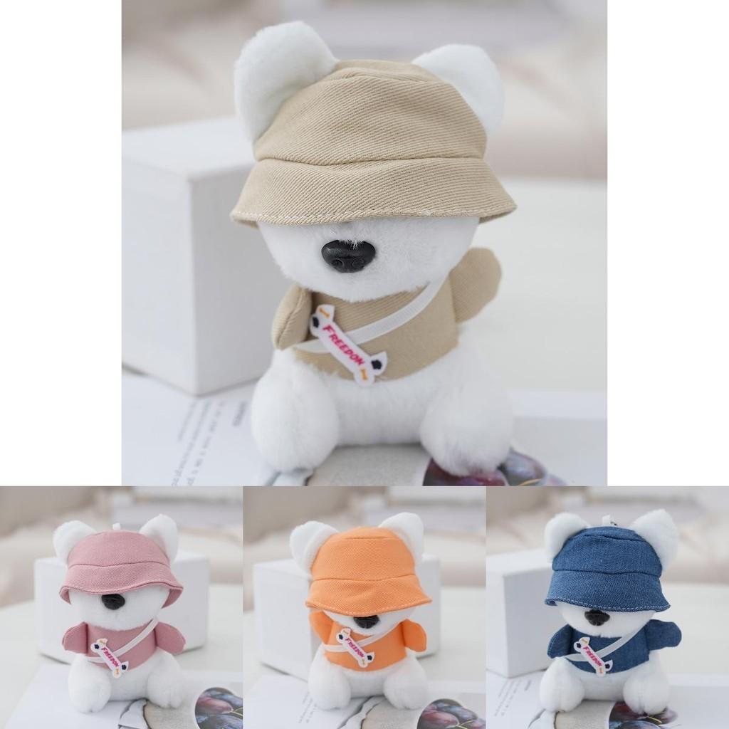 Cute Trendy Dog Plush Keychain For Couples Adorable Stuffed Animal Toy