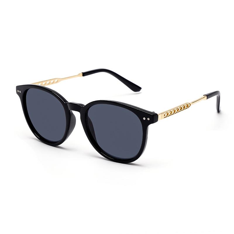 New European And American Metal Hollow Sunglasses Trendy Retro Street Shooting Sunglasses