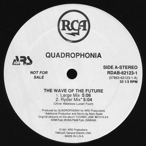 

12inch Record QUADROPHONIA The Wave Of The Future RDAB621231 RCA 1991 US Dance Electronica Used