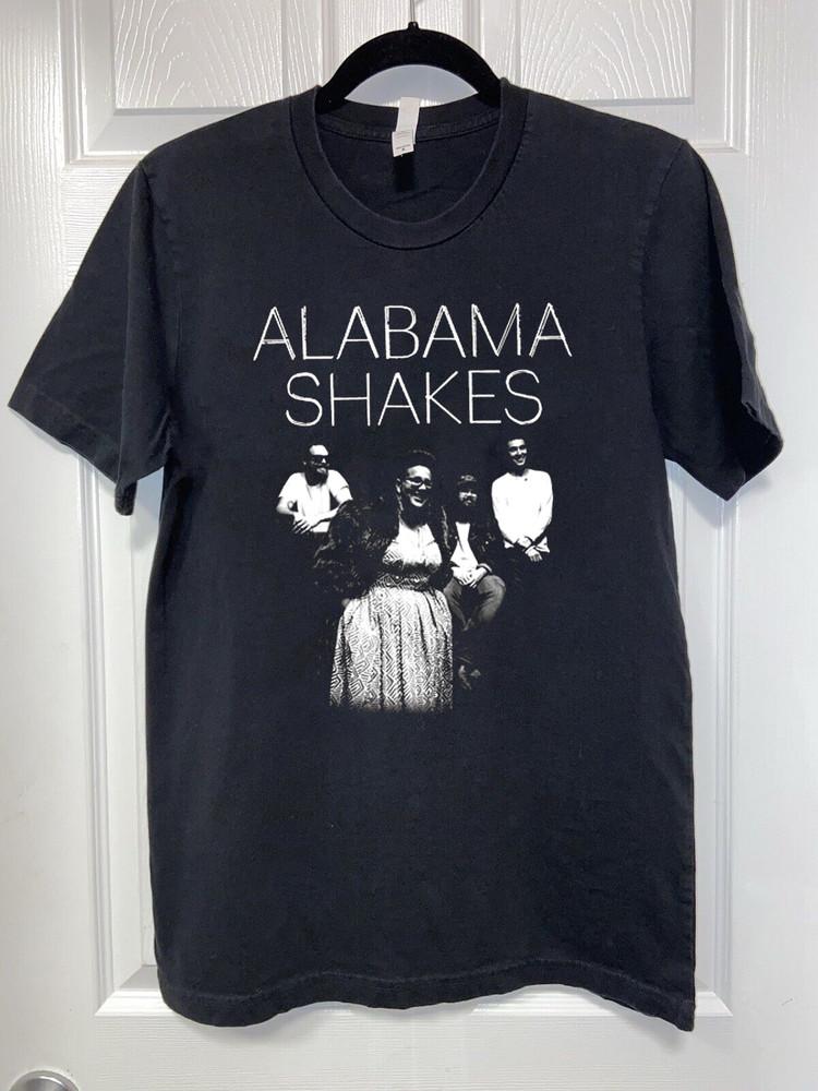 Rare Alabama Shakes Band Classic Black T Shirt Gift Fans All Size AR1419 Unisex T-Shirt M
