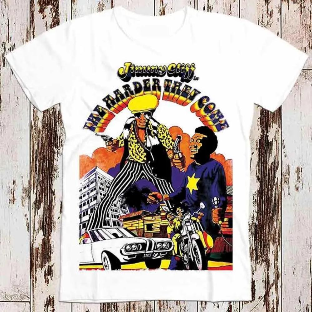 Harder To Love Poster 1970s Jimmy Cliff Movie Reggae Music Bestselling Tshirt Music Retro Top Cool Unisex