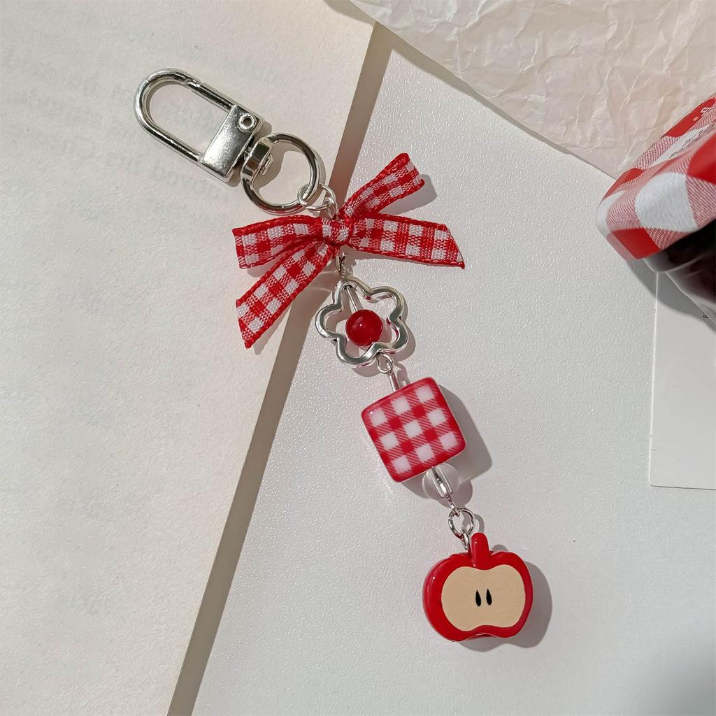 Playful Fruit Mobile Chain Portable Key Holder Stylish Backpack Embellishment Suitable for Daily Life and Travel Decors