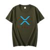 T-shirt Classique Manches Courtes Unisexe 100% Coton Décontracté Harajuku Streetwear Bitcoin Ripple Xrp Impression Graphique