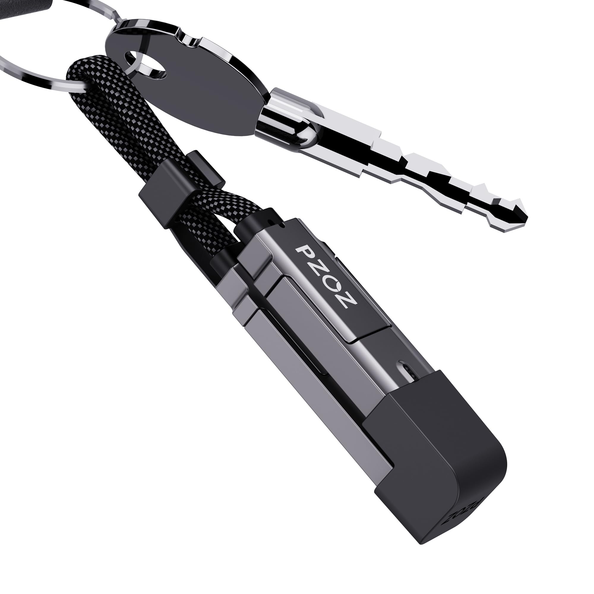 

Кабель PZOZ со светодиодом 60 Вт USB C к USB A к USB и USB A к PD 5A Быстрая зарядка Совместим с Samsung Google и Switch 4-в-1 Многозарядный Дисплей,