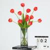 Simulation 3 Silk Tulips Home Living Room Dining Table Wedding Halloween Decoration Artificial Flowers Fake Flowers Fake Plants
