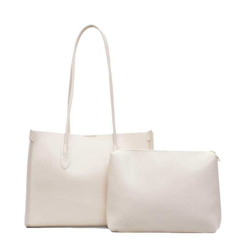 Versatile high-end tote bag women's large-capacity commuter shoulder underarm bag niche design bucket bag