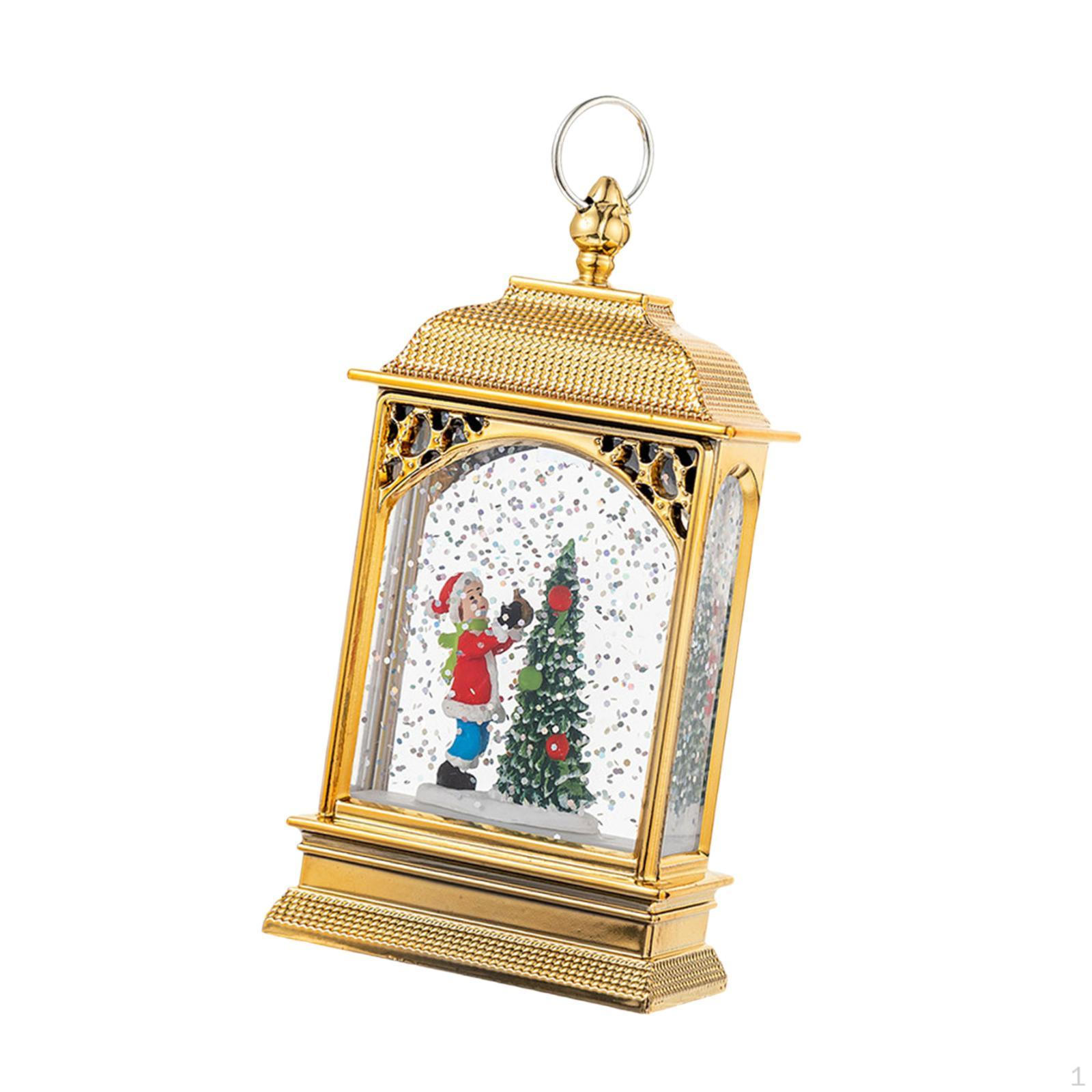 

Рождественский снежный шар, украшение, креативная портативная фигурка, ночник на День благодарения Kid Tree