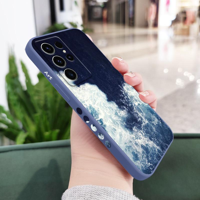 Artistic Patterns Phone Case For Samsung Galaxy S26 Plus Ultra Silicone Cover