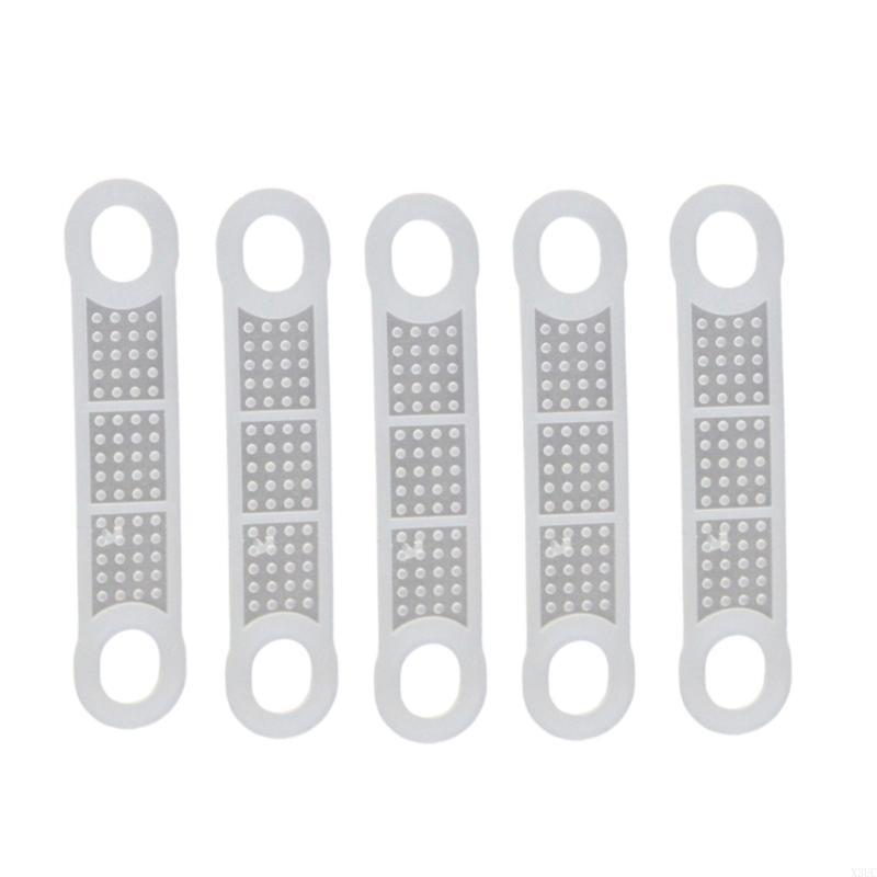 Pack of 5 Antishedding Strips for Wood Hanger Unique Hanger Antislip Strips Adhesive Strips for Smooth Clothes Holder X3UC