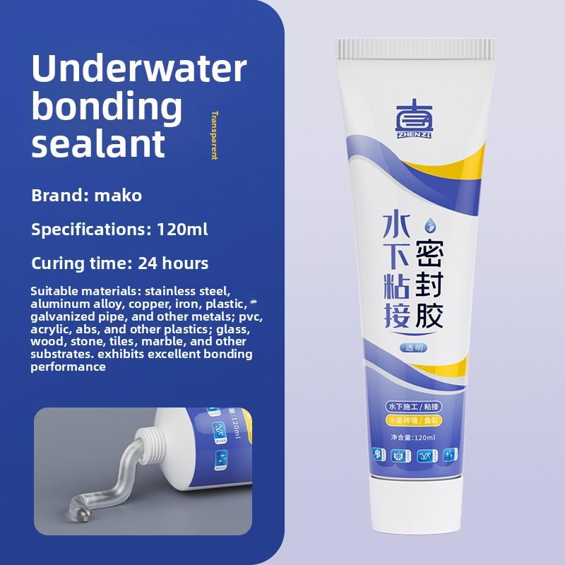 Glass glue waterproof and mildew-proof kitchen and bathroom edge banding silicone strong beauty glue transparent toilet sealing glue