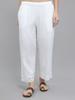 Women Plazo White