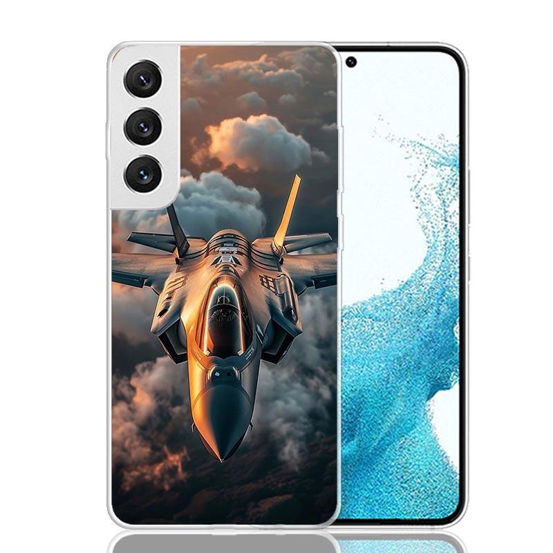 Aircraft Airplane Cool Phone Case For Samsung Galaxy S26 Ultra S23 S24 S25 Edge S20 FE S21 S22 Plus Soft Print Shell Cover Funda